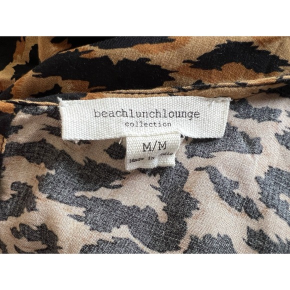 Beach Lunch Lounge Leopard Maxi Back‎ Cutout M - Picture 6 of 7